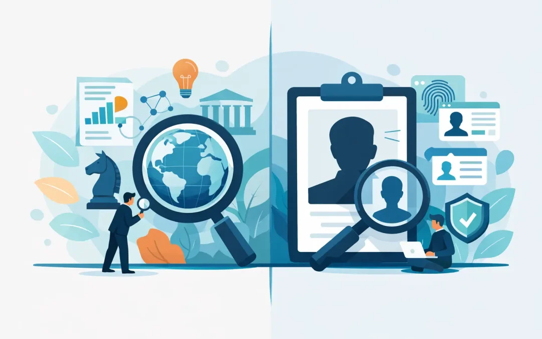 Due Diligence Versus Background Checks