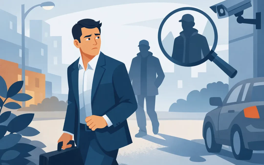 A Client Thinks He Is Being Followed: What Next?