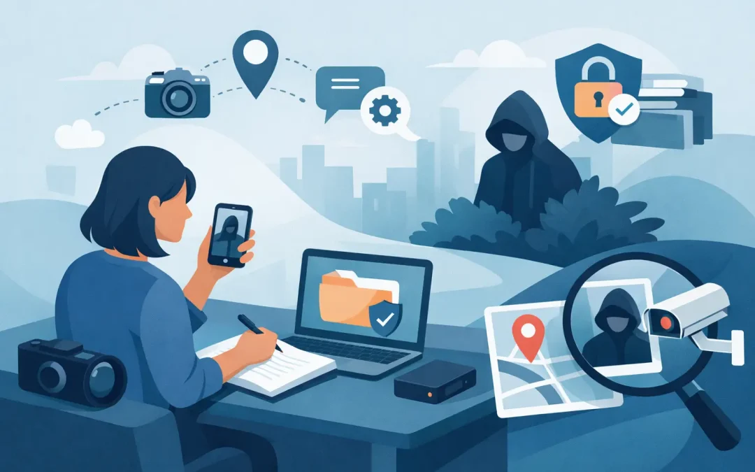 How to Document Stalking Evidence Safely